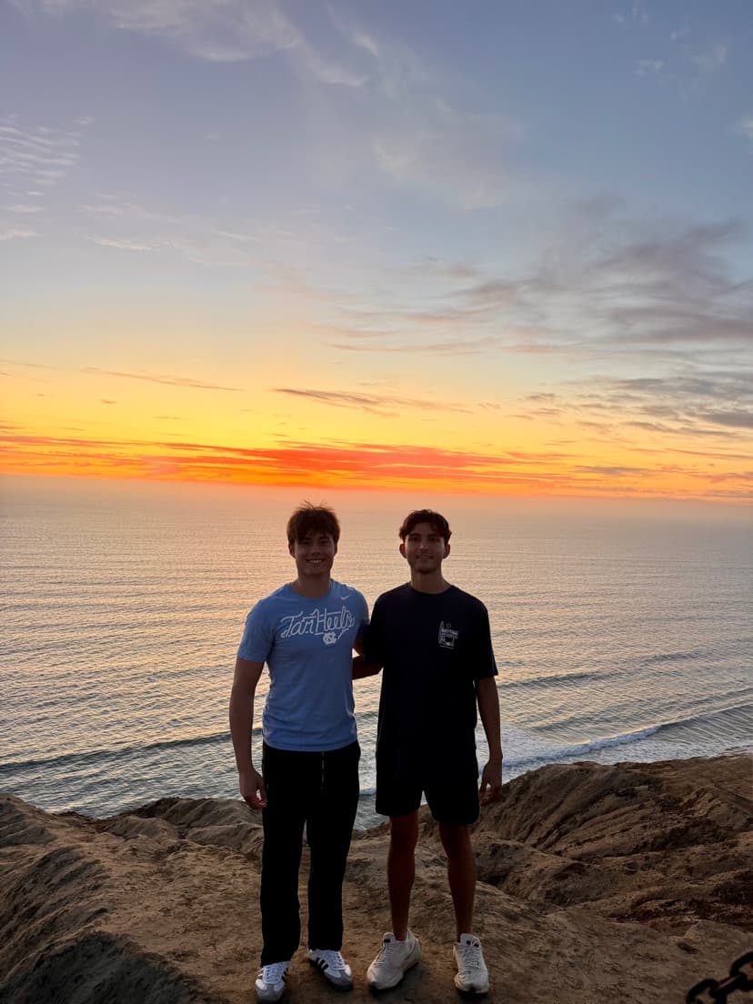 Sunset at the cliffs